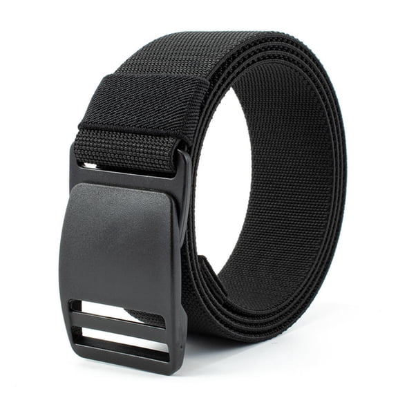 Men's Elastic Stretch Belts Breathable Canvas Web Belt for Men Women with No-Met