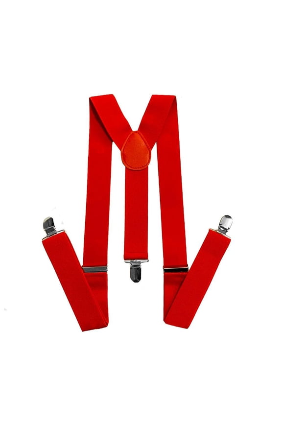 Men’s Elastic Suspenders, Adjustable Back Clip Strap, Durable Stretch Y-Back Braces for Casual & Formal Wear