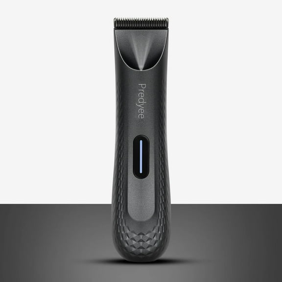 Men's Electric Groin Hair Trimmer - Waterproof Body Groomer with Replaceable Ceramic Blade