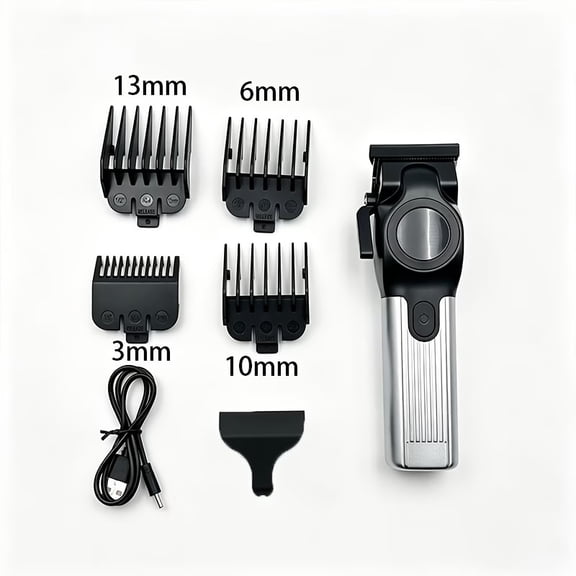 Men's Electric Hair Clipper USB Fast Charge Cordless Hair Trimmer for Home & Travel Grooming, Ergonomic Design Precision Haircut Kit for Adults, Compatible with USB Charging Devices