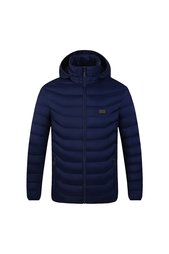 Men's Electric Heating Coat 11 Smart Electric Heating USB AbdoBack Heating Cotton Suit