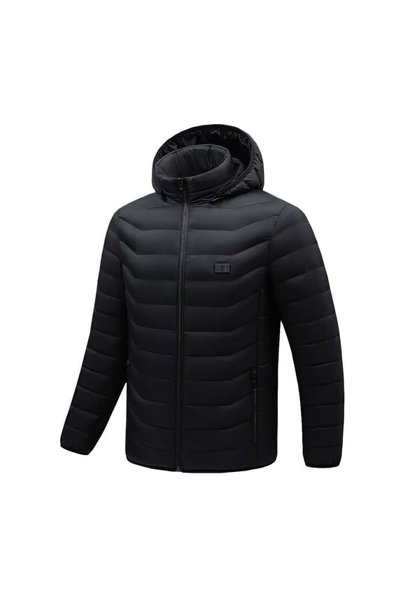 Men's Electric Heating Coat Outdoor Warm Clothing Heated For Riding Skiing Fishing Charging Via Heated Coat