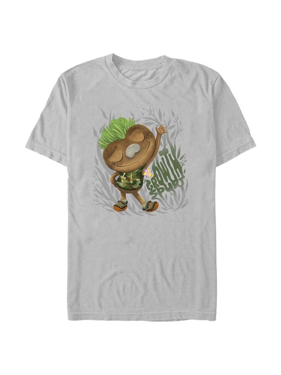 Men's Elemental Clod Growth Spurt Graphic Tee Silver 3X Large