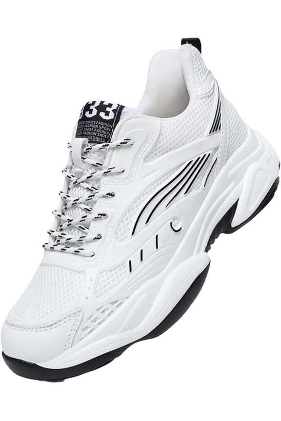 Men’s Elevator Chunky Sneakers 2.4" Height Increase – Invisible Height Boost Athletic Shoes – Fashion Thick-Soled Sport Sneakers – Breathable Walking & Gym Shoes for Casual and Streetwear