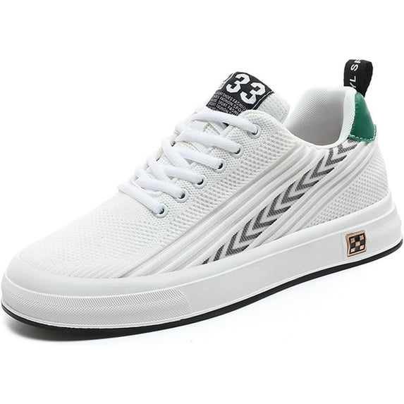 Men's Elevator Shoes Invisible Height Increasing Shoes Hidden Wedge Heel Mesh Upper Casual Shoes 2.4 Inches Taller Comfortable Walking Shoes for Heel