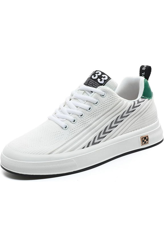 Men's Elevator Shoes Invisible Height Increasing Shoes Hidden Wedge Heel Mesh Upper Casual Shoes 2.4 Inches Taller Comfortable Walking Shoes for Heel