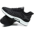 thumbnail image 1 of Men's Elevator Sneakers 2.36 Inch Invisible Height Increasing Lace up Fashion Sneakers, 1 of 13