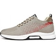 thumbnail image 1 of Men's Elevator Sneakers 2.36 Inch Invisible Height Increasing Lace up Fashion Sneakers, 1 of 14