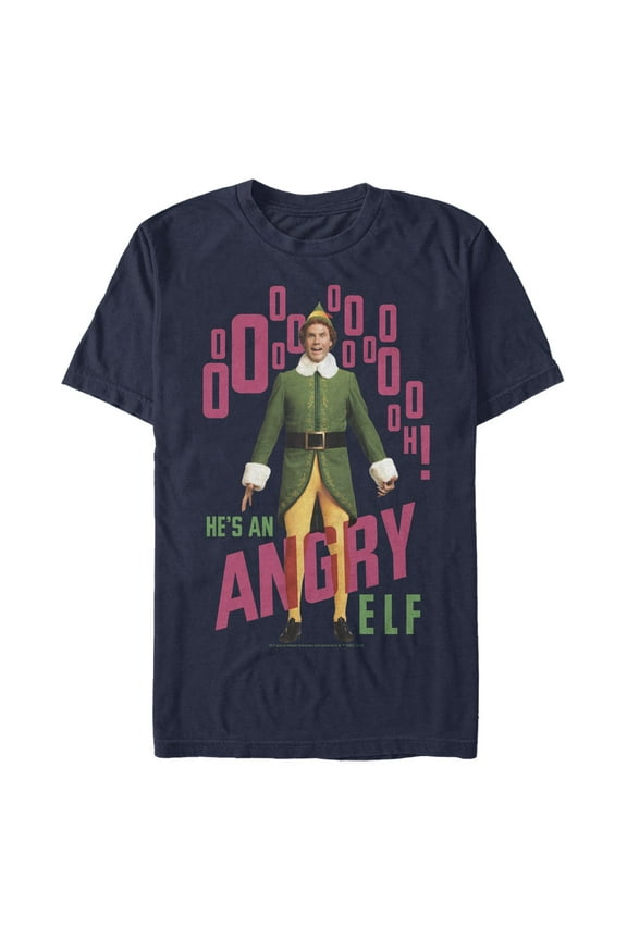 Men's Elf Angry Elf Graphic T-Shirt