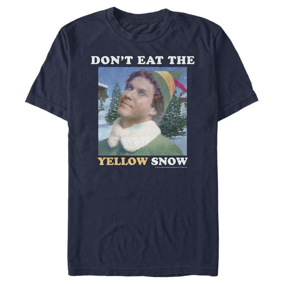 Men's Elf Buddy Don't Eat the Yellow Snow  Graphic T-Shirt