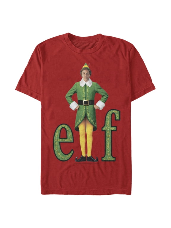 Men's Elf Buddy the Logo Graphic Tee Red X Large