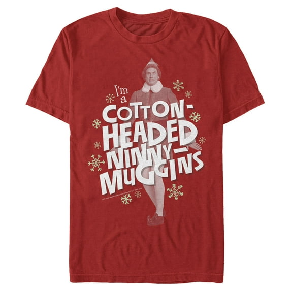 Men's Elf Cotton-Headed Ninny Muggins Buddy Graphic T-Shirt