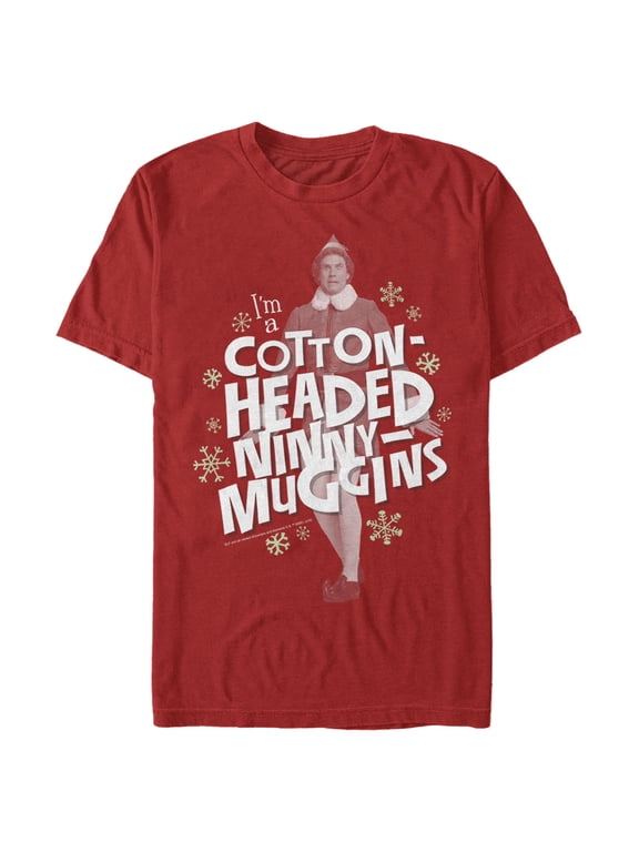Men's Elf Cotton-Headed Ninny Muggins Buddy Graphic T-Shirt