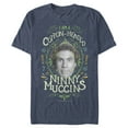 thumbnail image 1 of Men's Elf Cotton-Headed Ninny Muggins Pattern Graphic Tee Navy Blue Heather 2X Large, 1 of 4