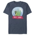 thumbnail image 1 of Men's Elf New York Snow Globe  Graphic Tee Navy Blue Heather Medium, 1 of 3