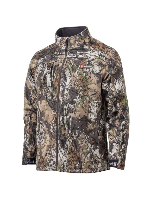 Men's Elkins Mid Weight Windproof, Soft-Shell Jacket, Grid Fleece Interior (Vertek®), Size XL
