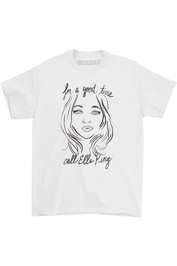 Men's Elle King For A Good Time T-shirt Large White