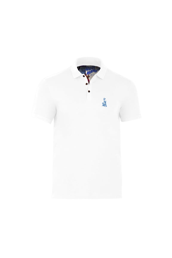 Men's Elvis Presley Blue Hawaii Short Sleeve Polo
