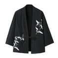 thumbnail image 1 of Men's Embroidered Hanbok Cardigan Retro Trend Thin Embroidered Cardigan Fashion Versatile Tops, 1 of 4