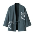 thumbnail image 1 of Men's Embroidered Hanbok Cardigan Retro Trend Thin Embroidered Cardigan Fashion Versatile Tops, 1 of 4