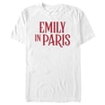 thumbnail image 1 of Men's Emily in Paris Red Logo Graphic Tee White / Logo Medium, 1 of 5