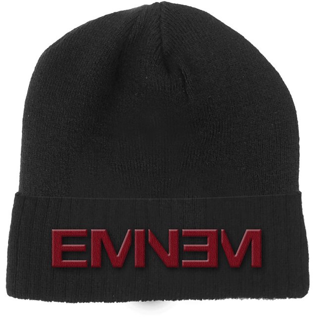 Men's Eminem Logo Beanie Black