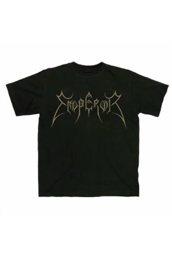 Men's Emperor Logo Gold T-shirt Large Black