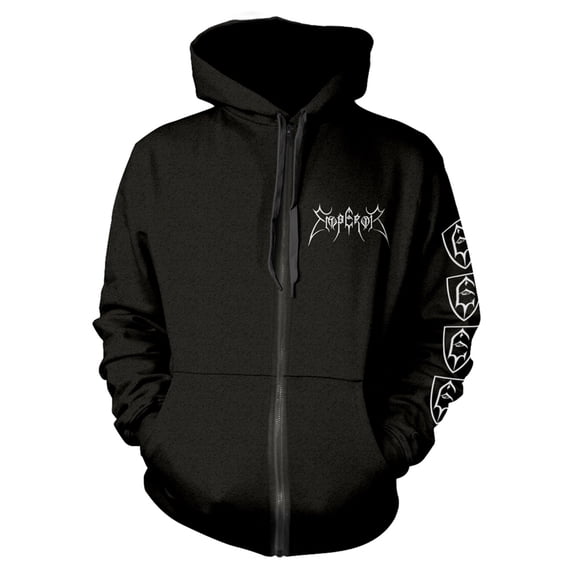 Men's Emperor Nightside 2 Zippered Hooded Sweatshirt Small Black