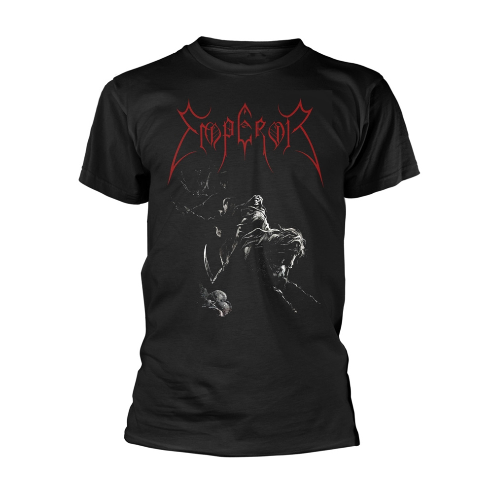 Emperor Men's Rider T-Shirt - Black, X-Large, 100% Cotton Motorcycle Graphic Tee - View #8