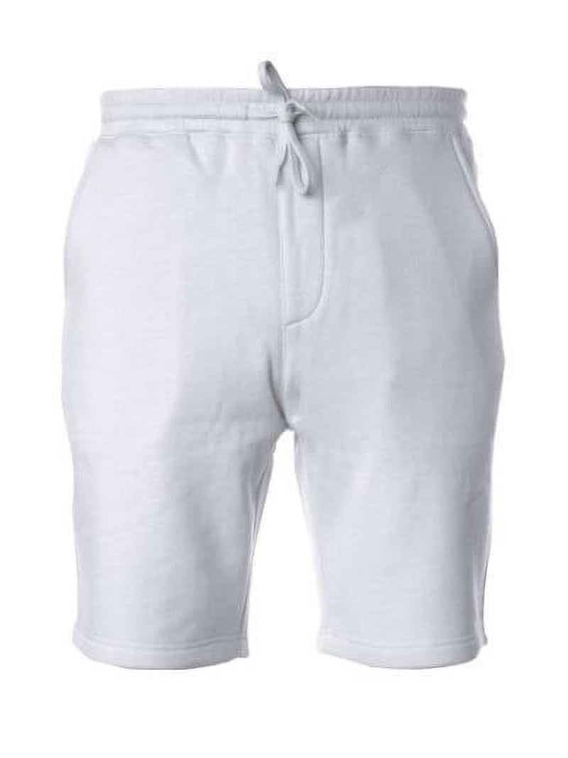 Men's Empire Midweight Fleece Shorts White XS