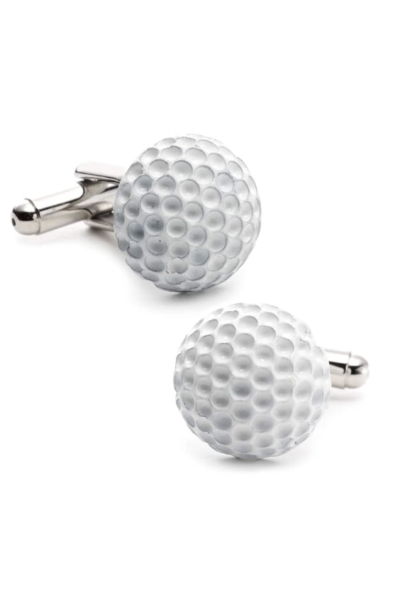 Men's Enamel Golf Ball Cufflinks