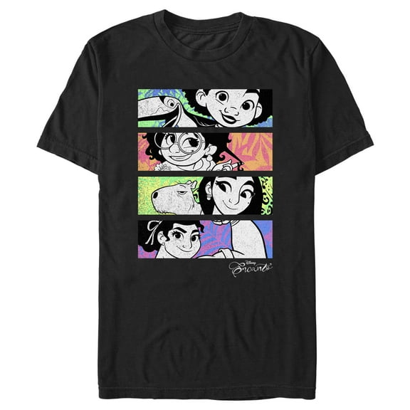 Men's Encanto Family Box Up Graphic Tee Black Small