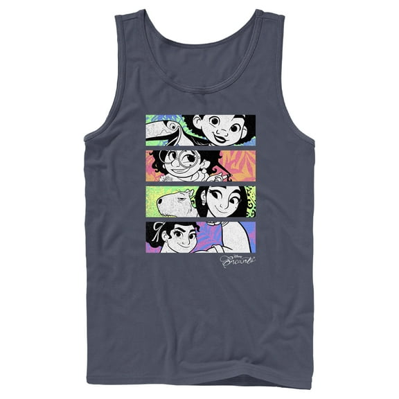 Men's Encanto Family Box Up  Tank Top Navy Blue Small