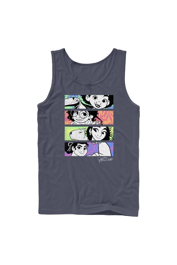 Men's Encanto Family Box Up  Tank Top Navy Blue Small