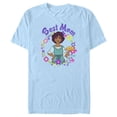 thumbnail image 1 of Men's Encanto Julieta Best Mom Circle Graphic Tee Light Blue X Large, 1 of 4