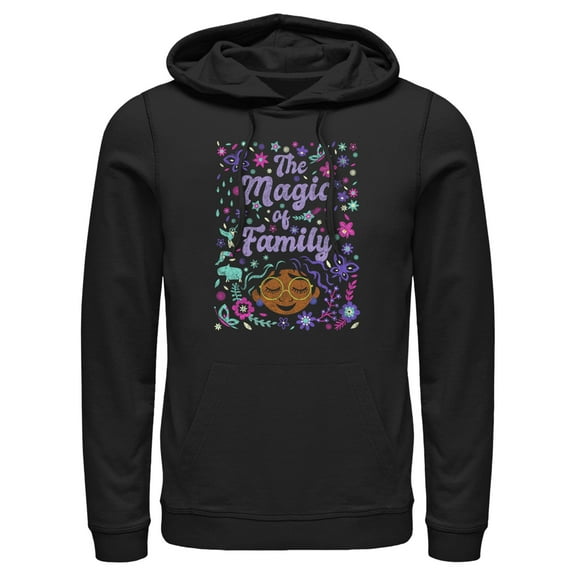 Men's Encanto Mirabel The Magic of Family Pull Over Hoodie Black 2X Large