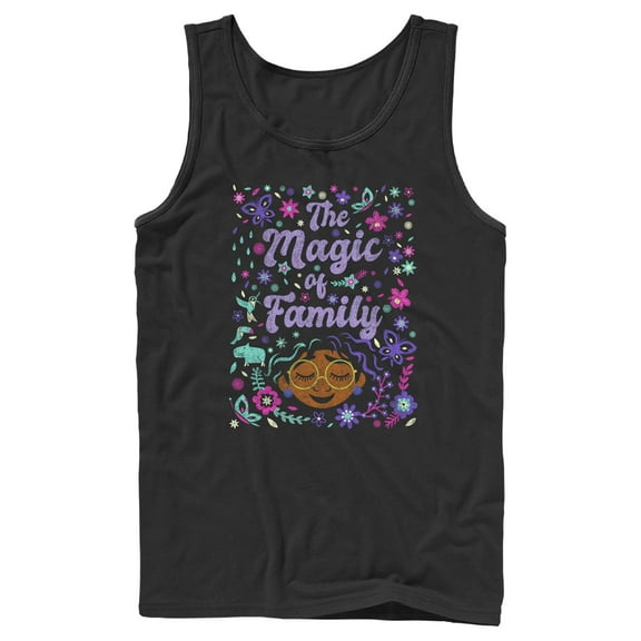 Men's Encanto Mirabel The Magic of Family  Tank Top Black X Large
