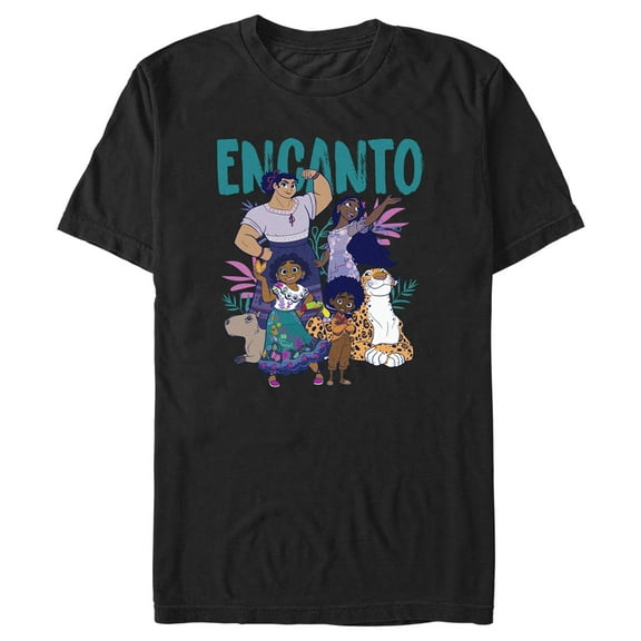 Men's Encanto The Family With Magical Gifts Graphic Tee Black Small