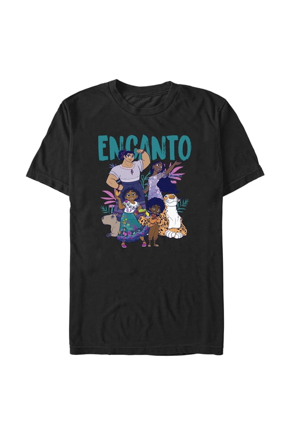 Men's Encanto The Family With Magical Gifts Graphic Tee Black X Large