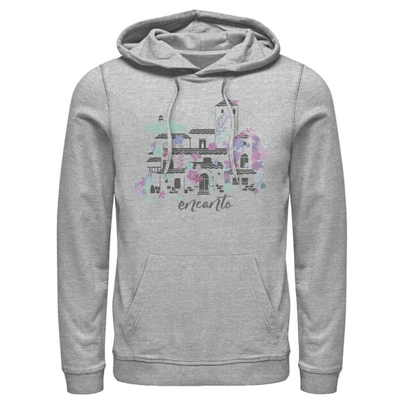 Men's Encanto The Magical Home  Pull Over Hoodie Athletic Heather 2X Large