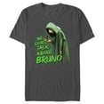 thumbnail image 1 of Men's Encanto We Don't Talk About Bruno Green Text Graphic Tee Charcoal X Large, 1 of 5