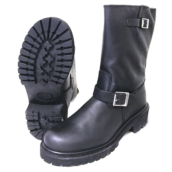 Men's Engineer Boots Motorcycle 12" Leather Biker