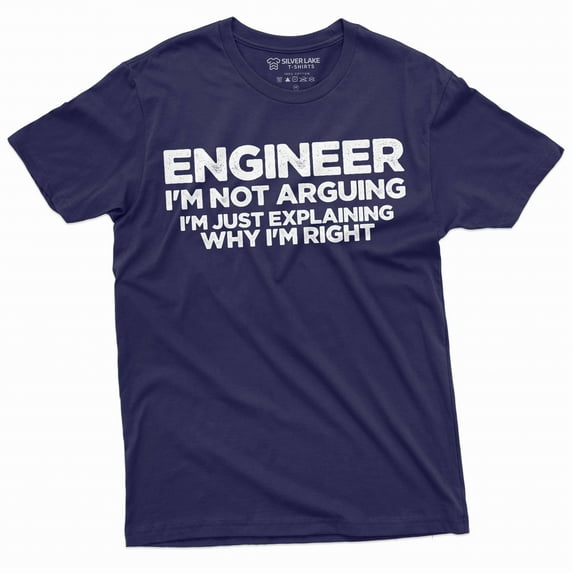 Men's Engineer T-shirt engineer funny gifts tee shirt engineering student gift shirt (Medium Navy Blue)