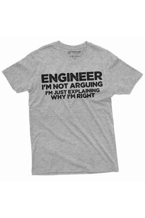 Men's Engineer T-shirt engineer funny gifts tee shirt engineering student gift shirt (Small Grey)