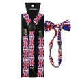 thumbnail image 1 of Men's England UK British Flag Clip Suspenders Elastic Y-Shape Adjustable Braces, 1 of 4