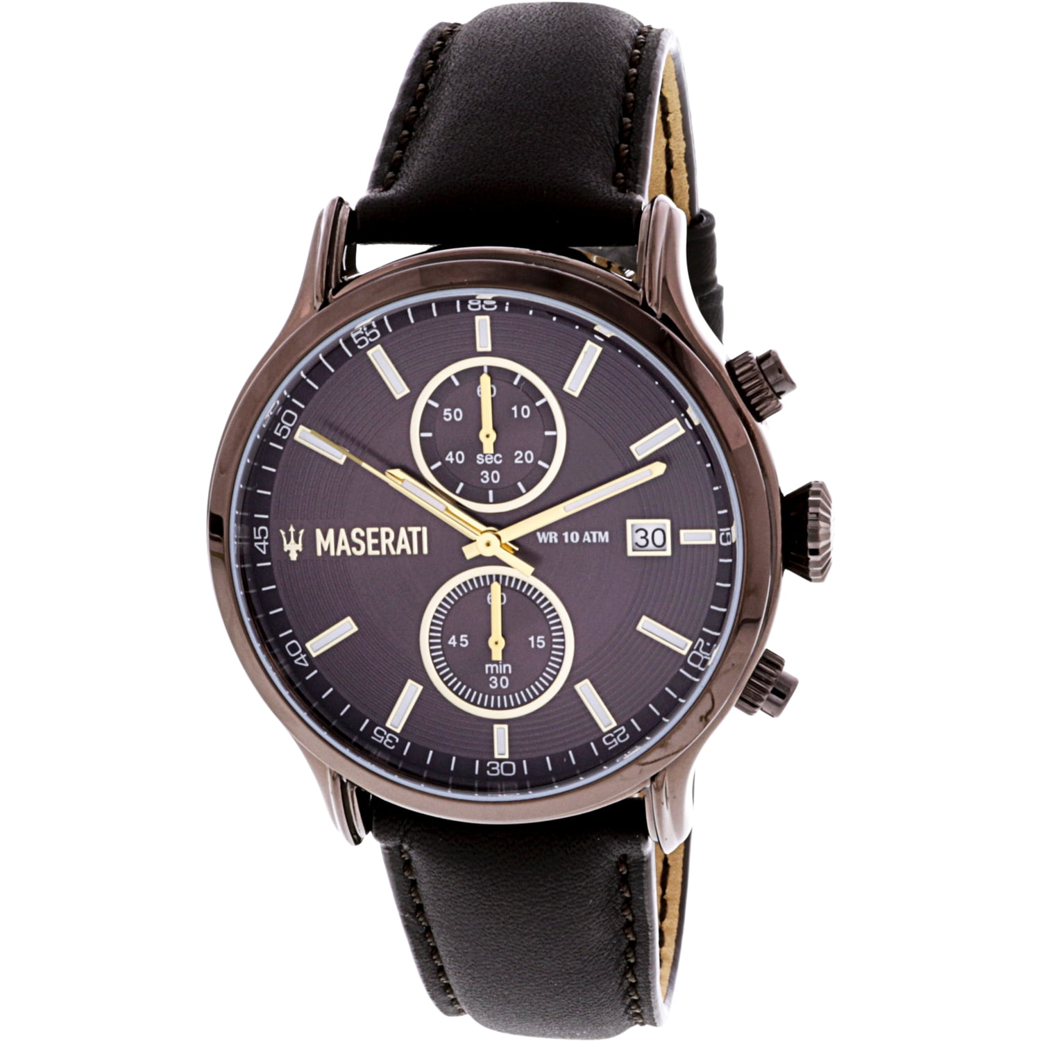 Men's Epoca R8871618006 Brown Leather Quartz Dress Watch - Walmart.com Men's Epoca R8871618006 Brown Leather Quartz Dress Watch - Walmart.com