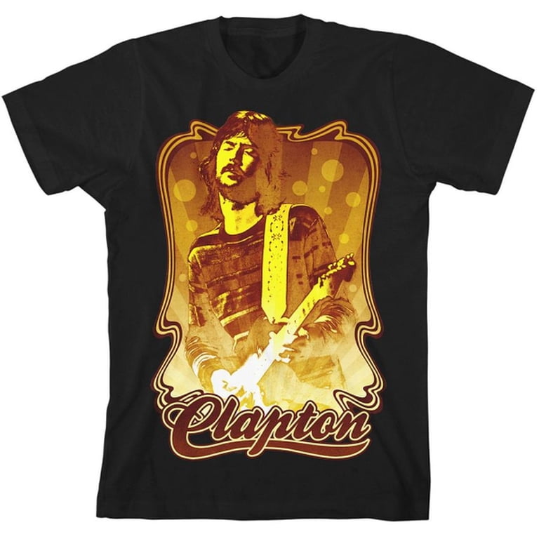 T-shirt ERIC CLAPTON Tour - Taille Medium - Couleur Beige - Occasion Très Bon état