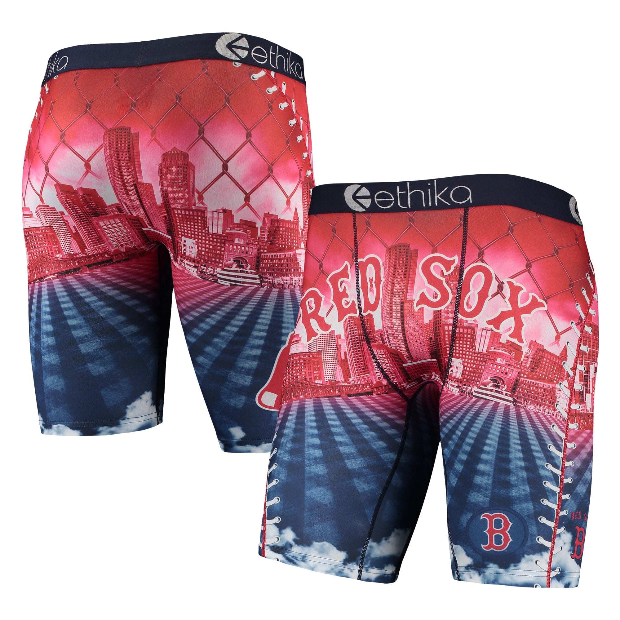 Men's Ethika Red Boston Red Sox DNA Boxers 