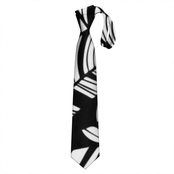 Men’s Ethnic Tie – Tribal & Hippie Design, Skinny Necktie for Bohemian Fashion Lovers