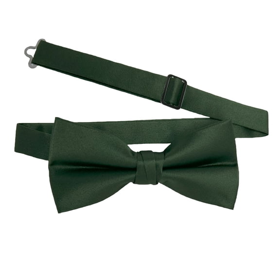 Men’s Eucalyptus Formal Satin Pre-Tied Bow Tie in a Variety of Colors by Spencer J’s Signature Satin Collection